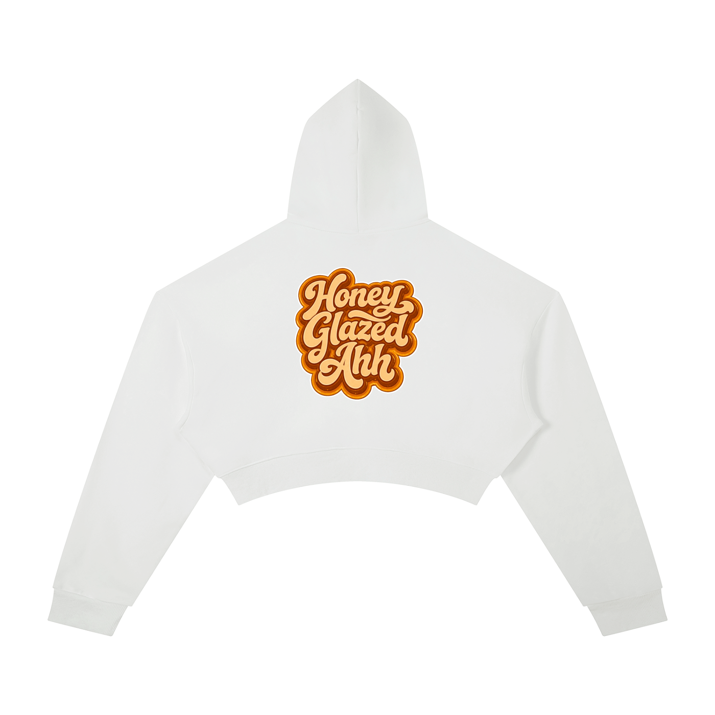 Honey Glazed Ahh - Cropped Hoodie