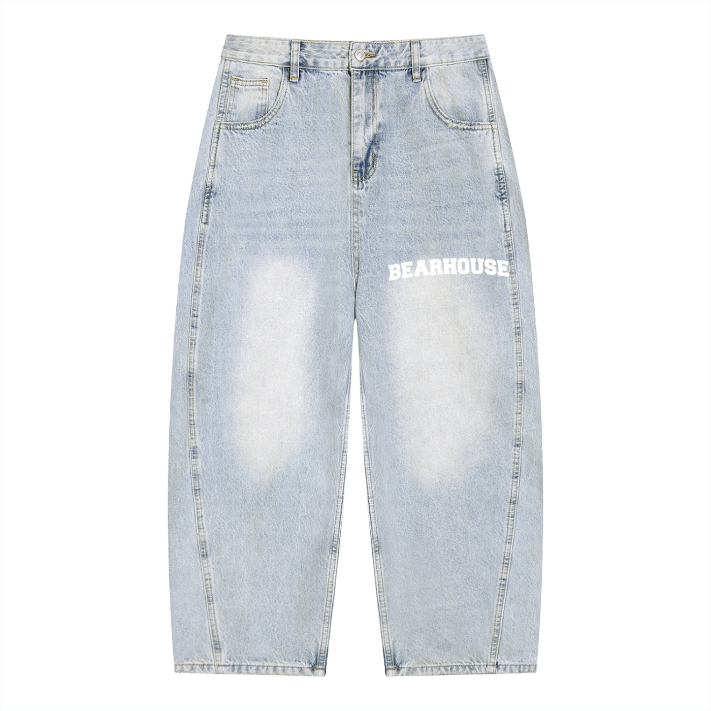 Bearhouse Barrel Leg Jeans