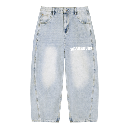 Bearhouse Barrel Leg Jeans