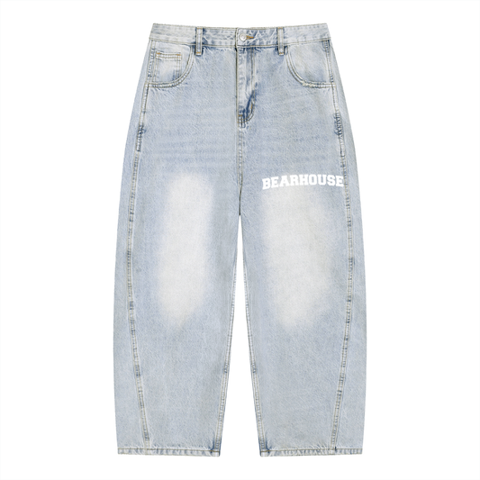 Bearhouse Barrel Leg Jeans