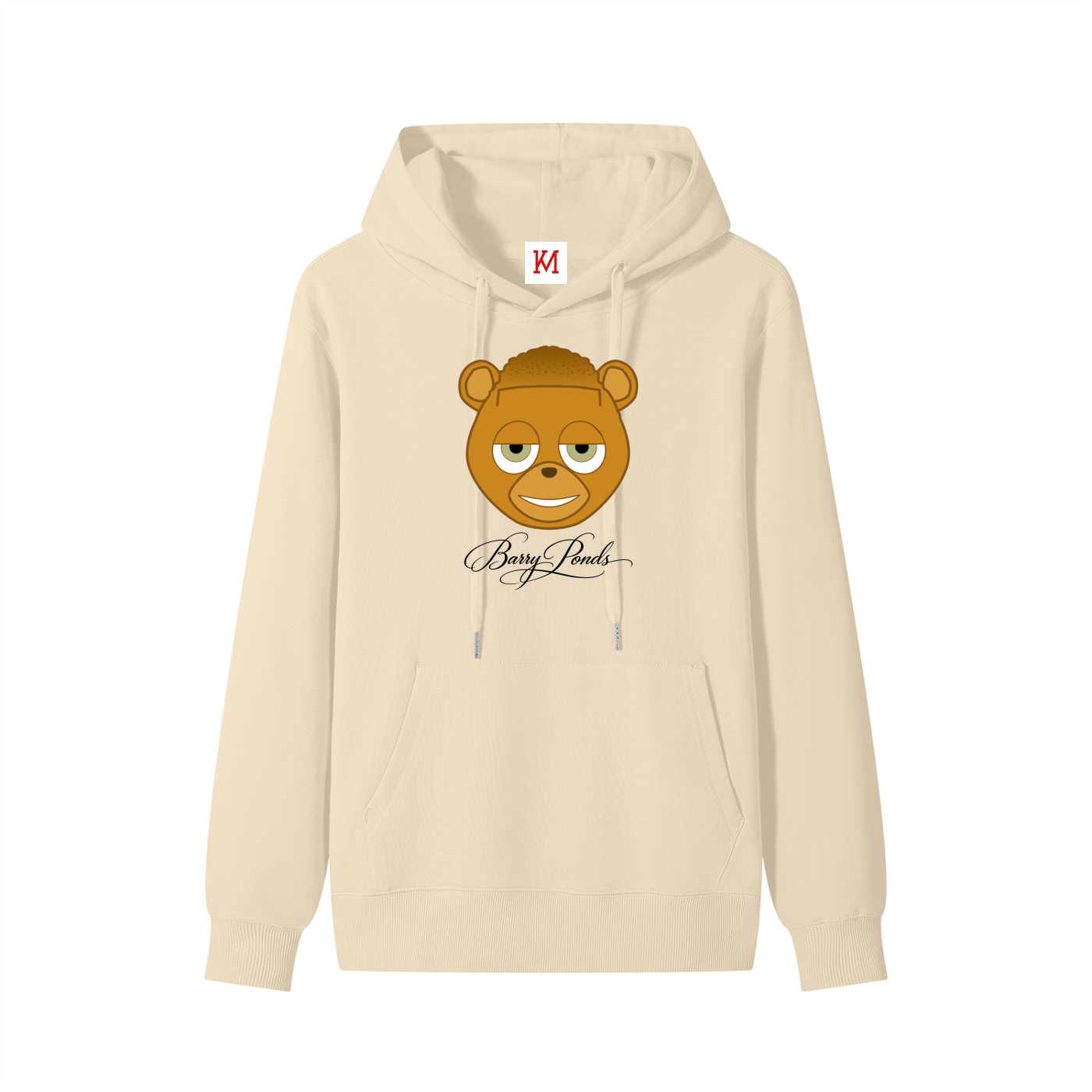 Honey Glazed Ahh - White Cotton Hoodie