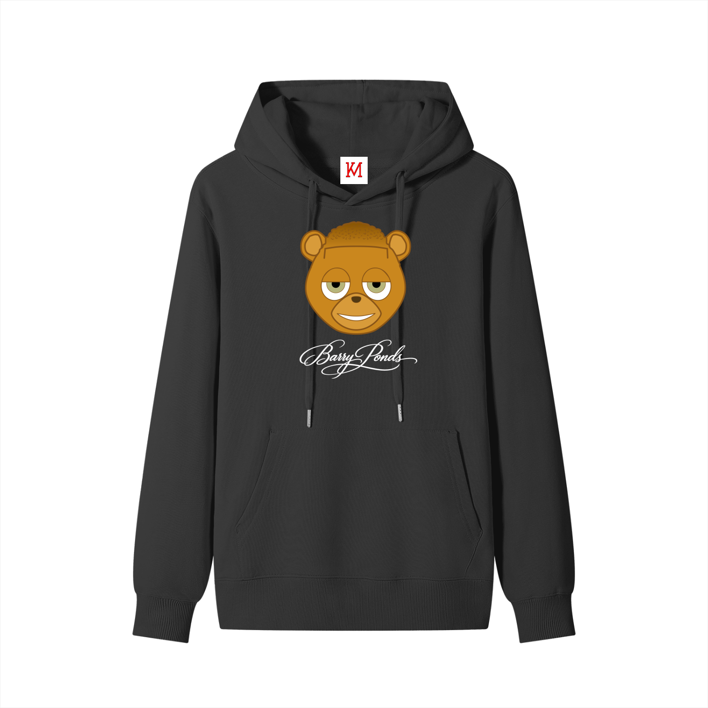Honey Glazed Ahh - Black Cotton Hoodie