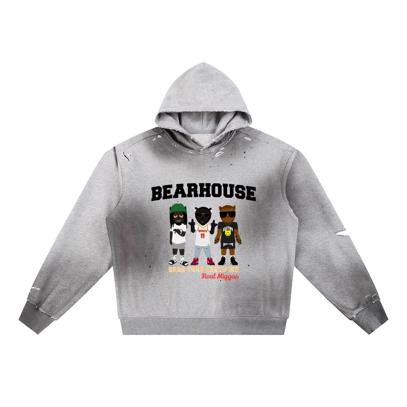Bearhouse Real Miggas Sun Fade Hoodie