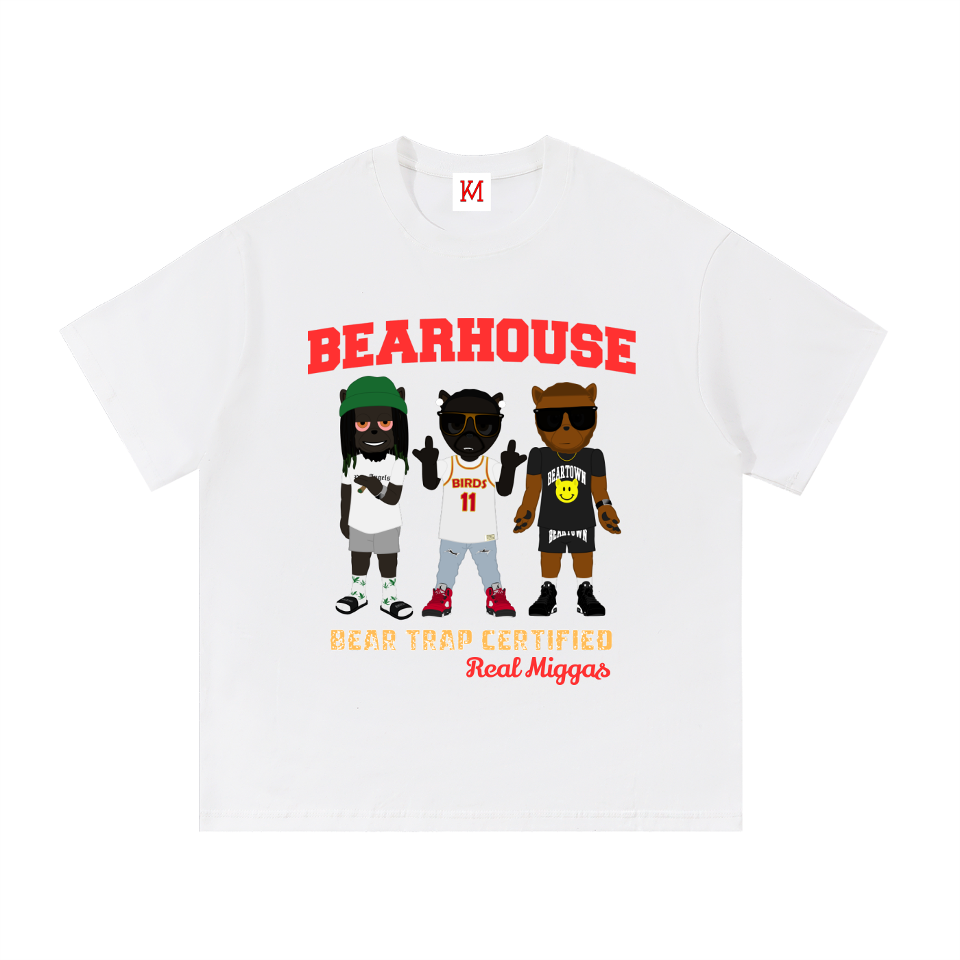 Bearhouse Real Miggas Basic Tee