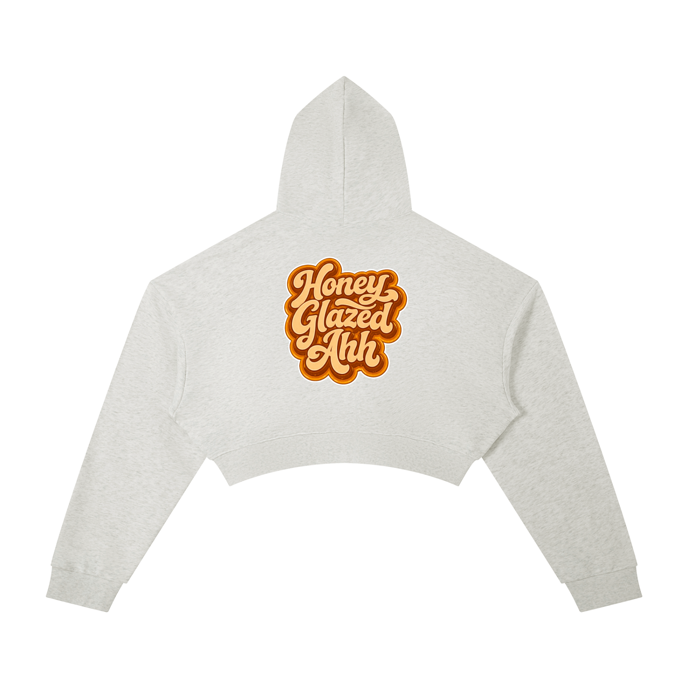 Honey Glazed Ahh - Cropped Hoodie