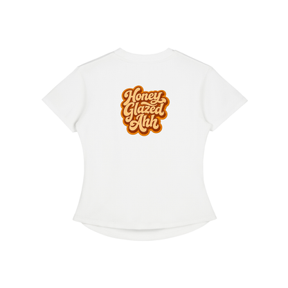 Honey Glazed Ahh - Bodycon Cotton T-Shirt