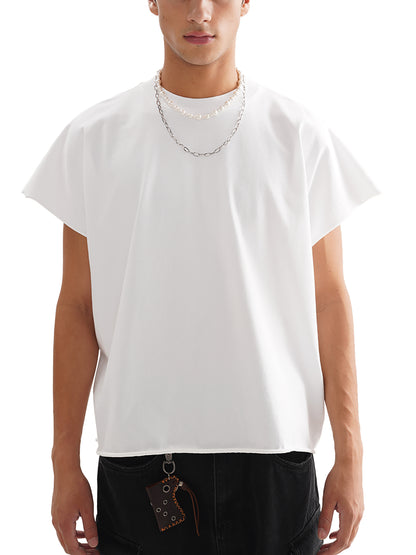 Barry Tales - Boxy Cut-off T-Shirt