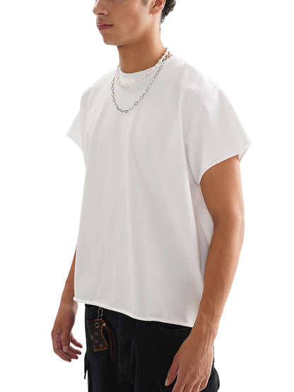 Barry Tales - Boxy Cut-off T-Shirt