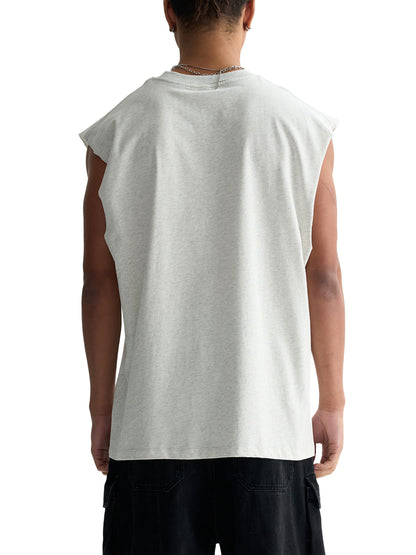 Honey Glazed Ahh - Raw Edge Tank Top