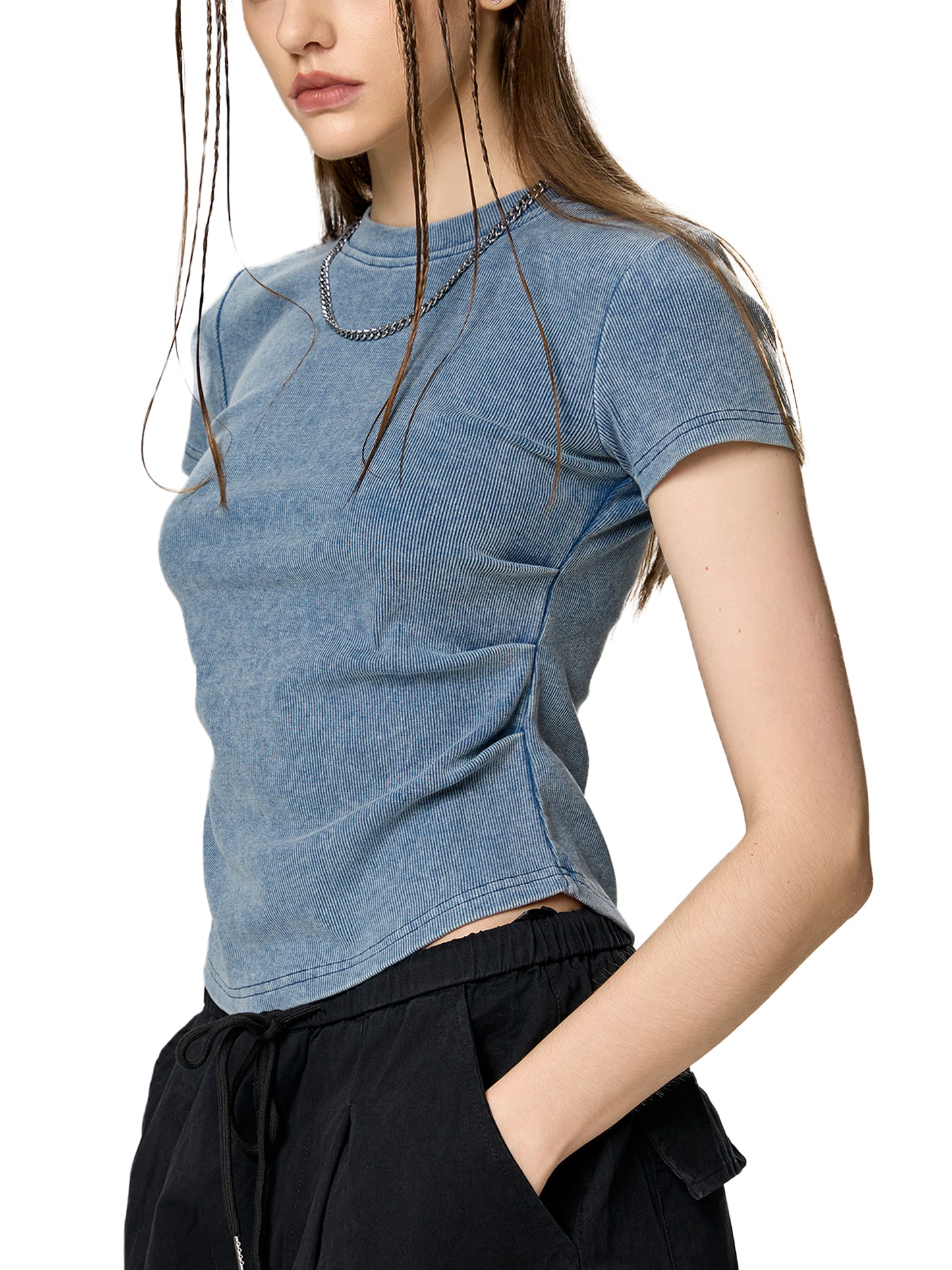 Honey Glazed Ahh - Bodycon Cotton T-Shirt